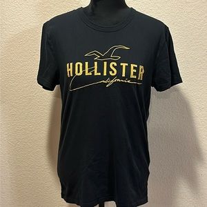Black & Mustard Yellow Hollister California T-Shirt